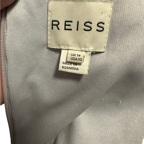 REISS Black Levanto dress in Sz 10. Completely lined. Very flattering fit. EUC - Picture 9 of 15